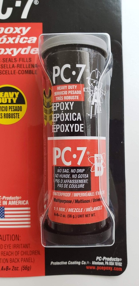 Protective Coating PC-7 Series 027776 Epoxy Adhesive, Gray, Paste, 2 oz Gray