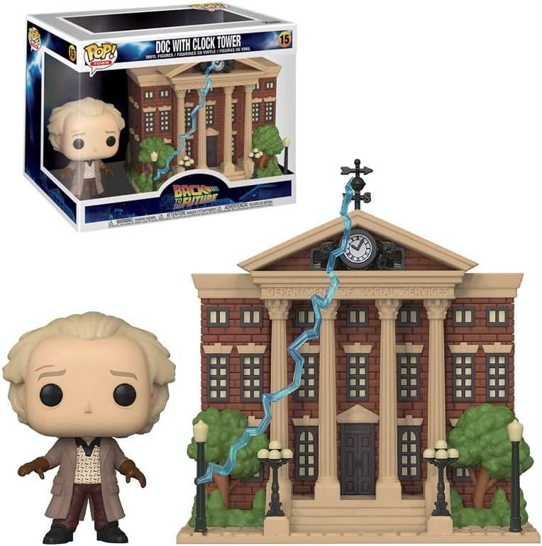 Back to the Future POP Town | Doc with Clock Tower