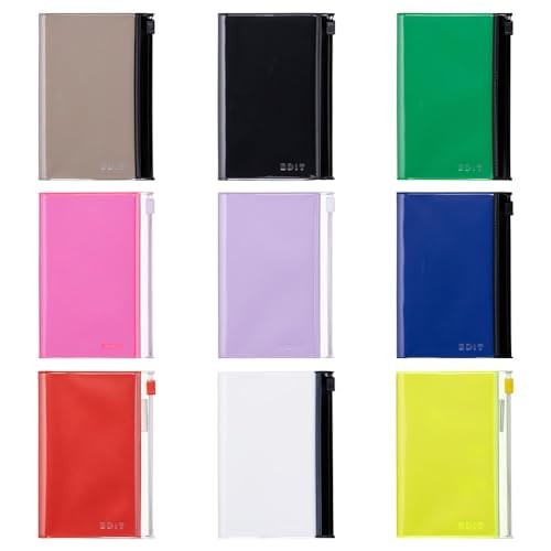 MARK'S EDiT Grid Notebook, B7, with PVC Cover, 5mm, 5mm Diameter