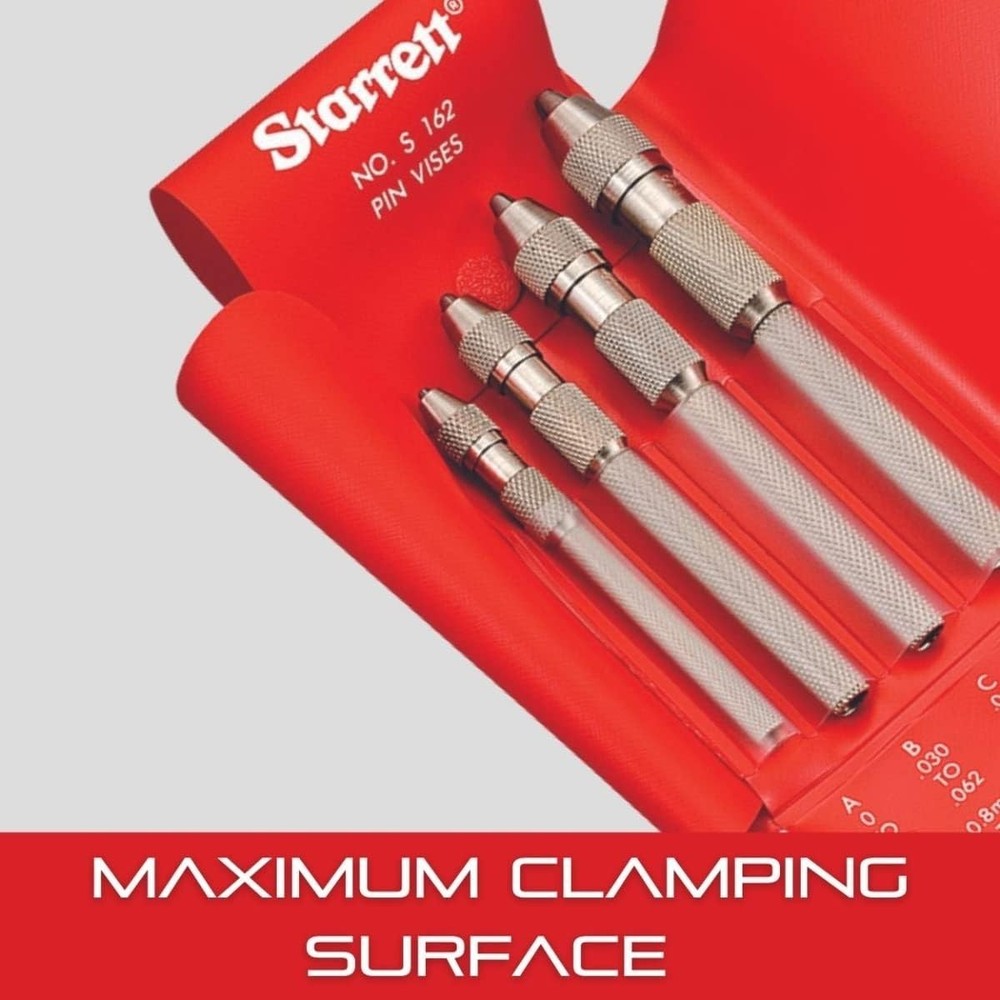 Versatile Pin Vise Tool for Holding Small Tools with Maximum Clamping Surface