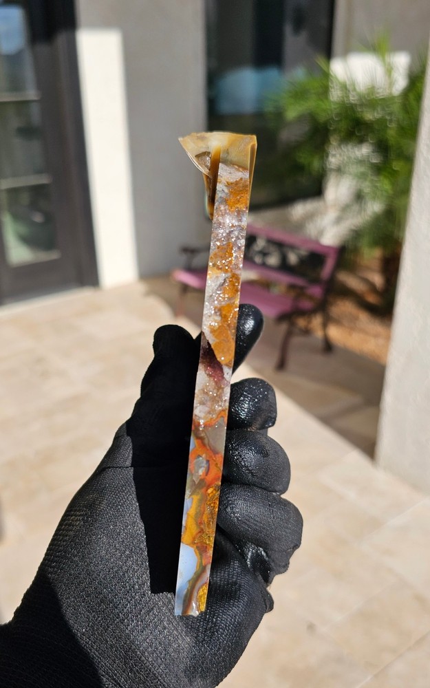 Polka Dot Agate Rough Cut Slab Oregon