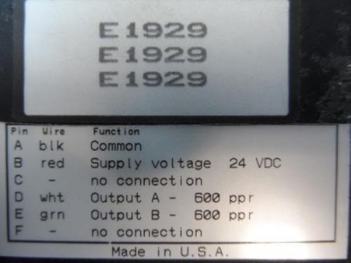 E1929 Encoder Eidschun/PLC Radwell? New
