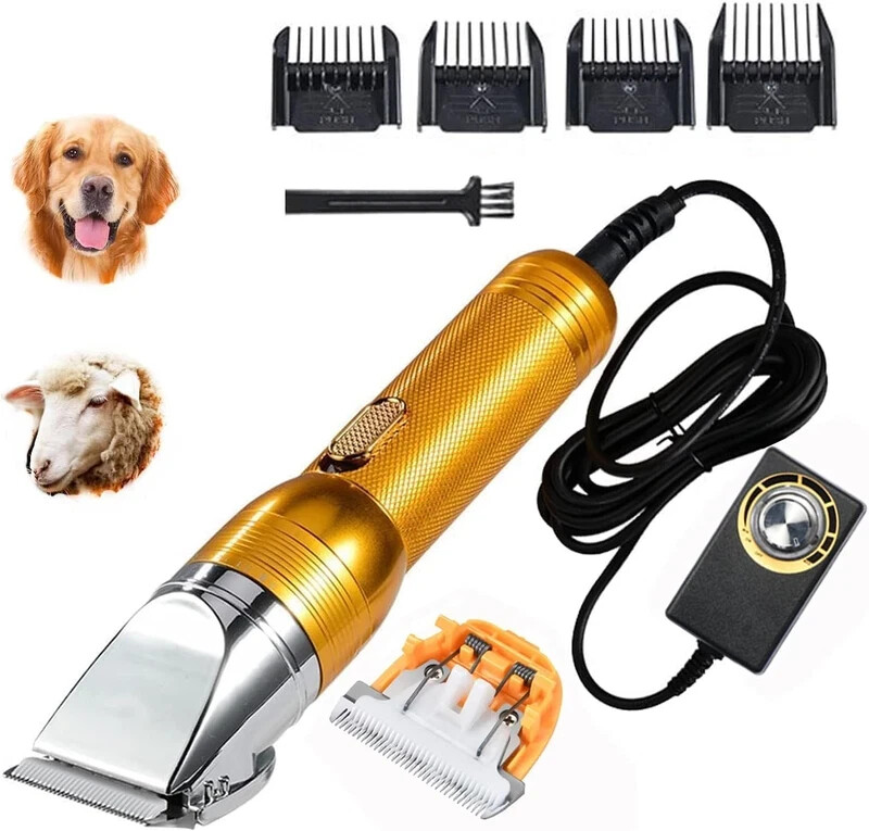 Heavy Duty Electric Pet Clippers for Thick Coats, Large Dogs, Horses & Livestock
