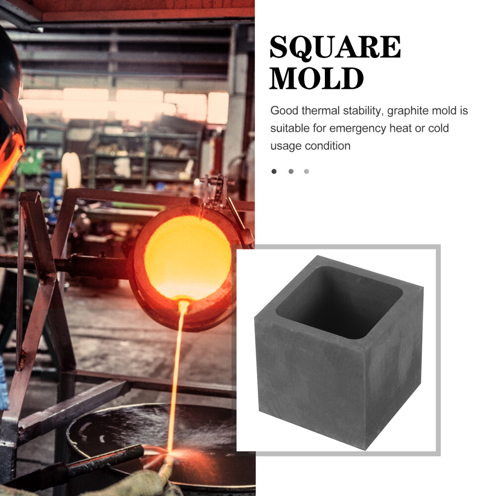 1PC Casting Mould Casting Refining Gold Graphite Mold Graphite Mould For Casting
