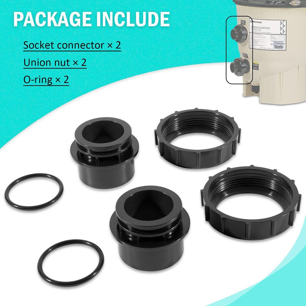270100 Valve Adaptor Replacement Kit for Pentair Quad D.E.and Clear Plus Filter