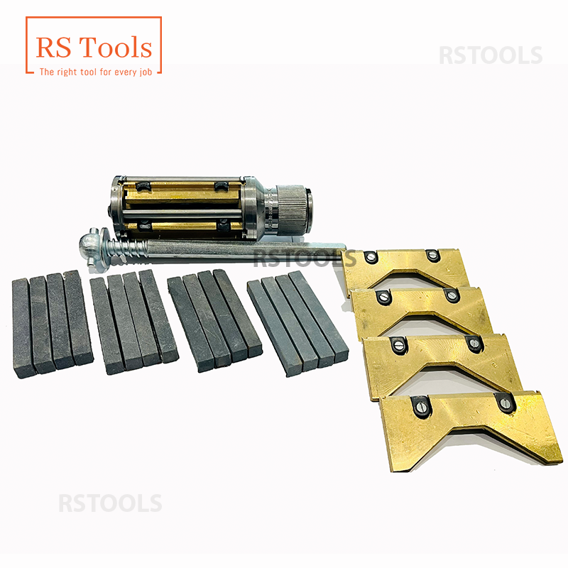 Cylinder Engine Hone Kit 2-1/2" To 5-1/2" Honing Machine + 4 Grit Stones RSTOOLS