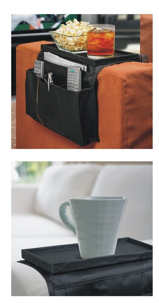 2 pack Couch Buddy Remote Control Holder Sofa Arm Rest Organizer Caddy