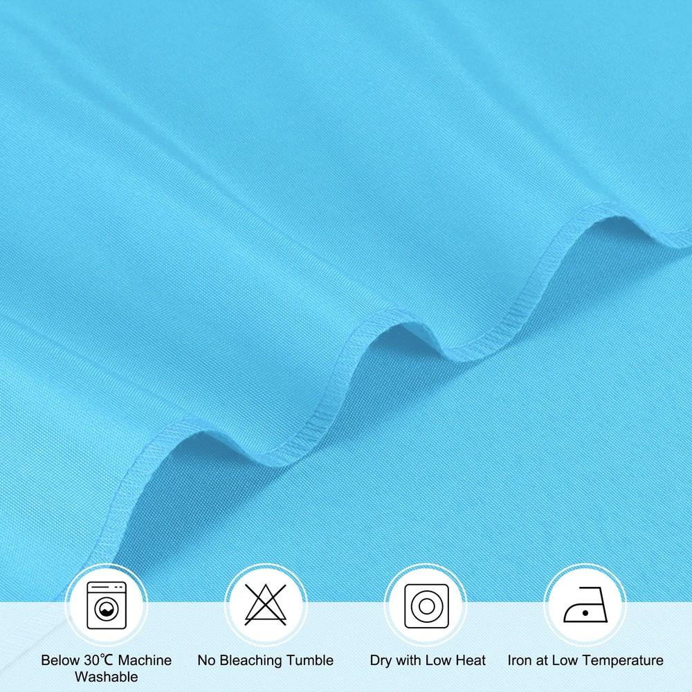 140x220cm Rectangle Tablecloth, Thickened Polyester Table Cloth Sky Blue