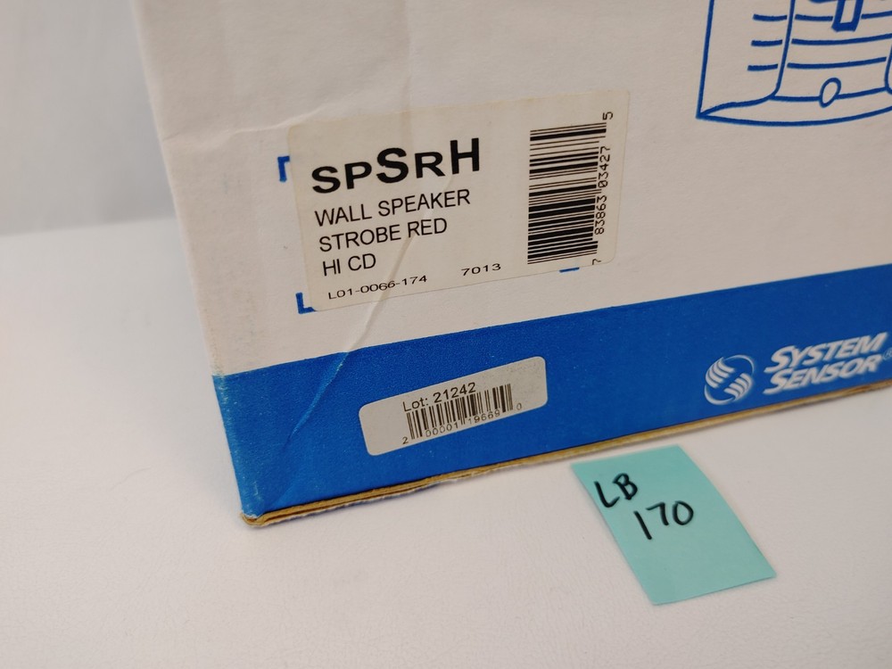 System Sensor SPSRH Wall Mount Speaker/Strobe