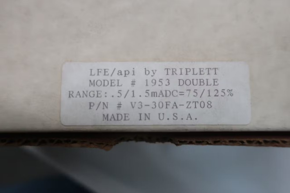 Lfe V3-30FA-ZT08 Panel Meter 75-125percent