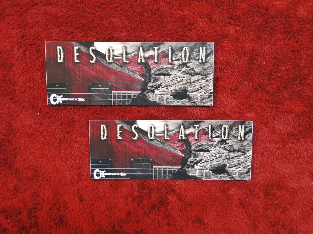 Charvel Guitars "DESOLATION" 2 Sticker Set