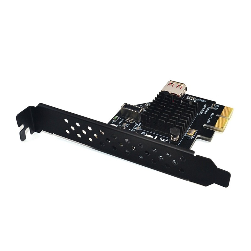 PCIe to USB 3.1 Gen2 Type E Front Panel Socket Adapter Card for Motherboard