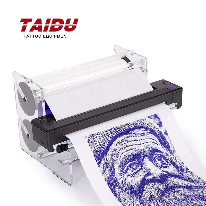 Tattoo Printer Transfer Machine Portable P19 Tattoo Bluetooth Thermal Printer