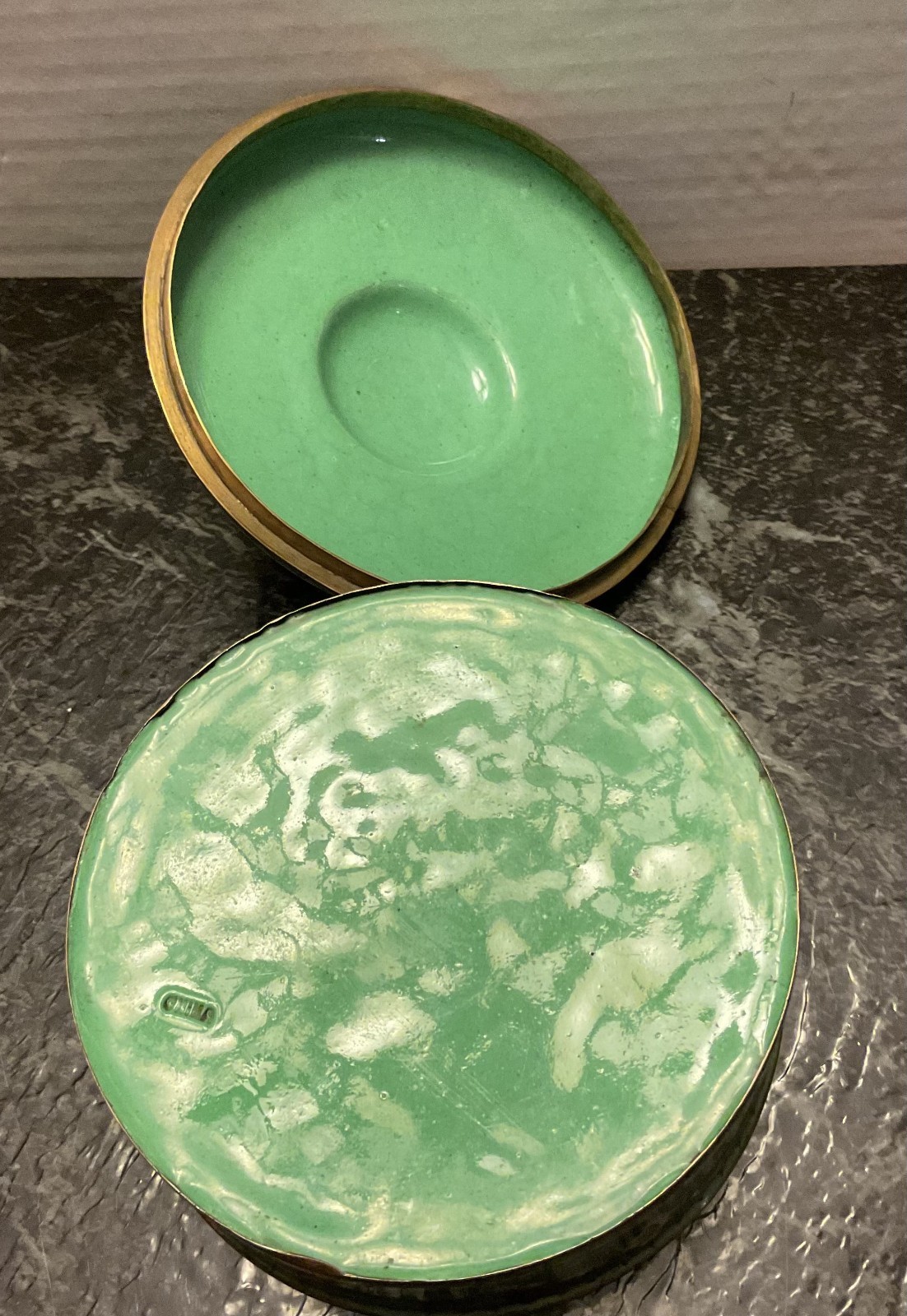 Vintage Chinese Cloisonné Lidded Keepsake Box – Foo Dog Finial