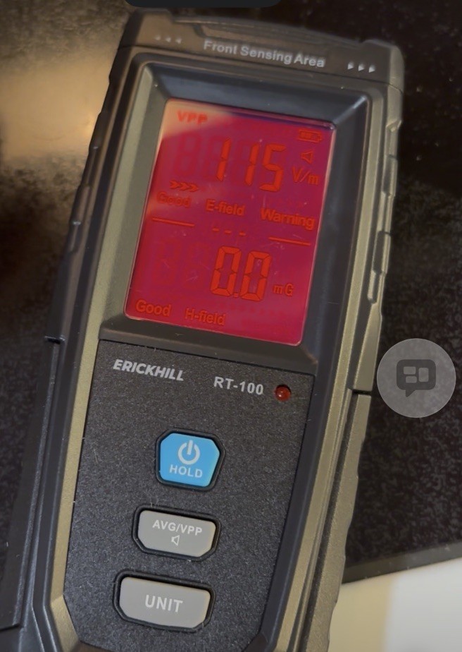 ERICKHILL EMF Meter Detects Electric and Magnetic Fields Handheld Digital EMF