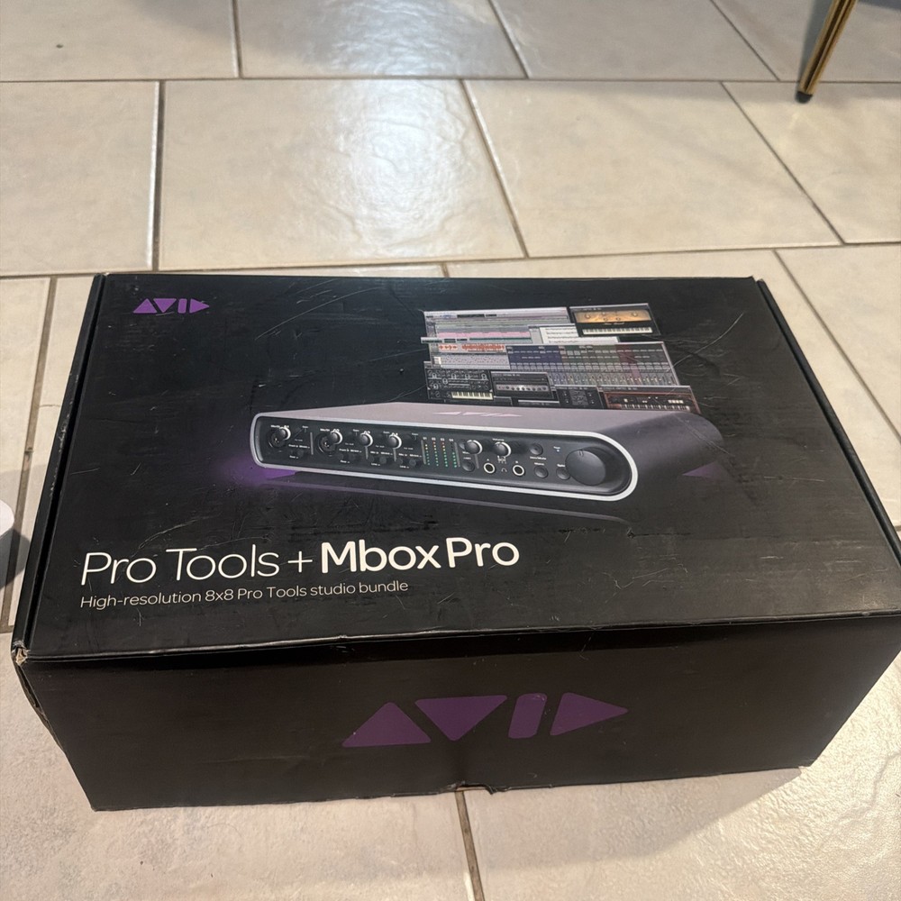 Avid Pro Tools + Mbox Pro 8x8 High-Resolution Audio Interface Studio Bundle