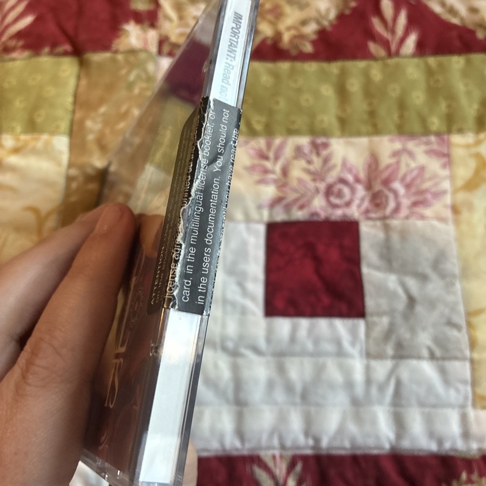 Microsoft Musical Instruments Original CD Case 1992