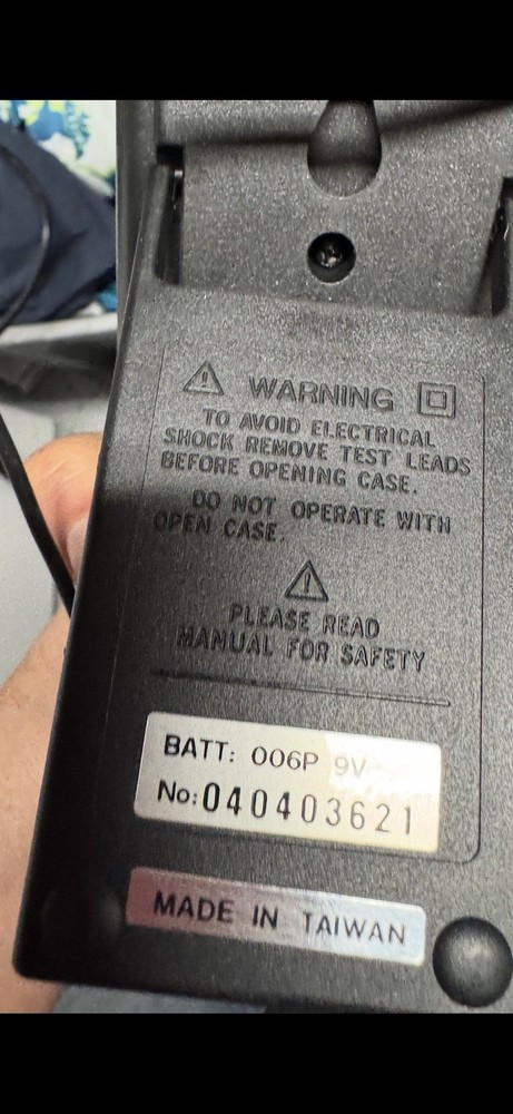 Extech 401036 Datalogging Light Meter Lux FC w/ Sensor Probe Untested