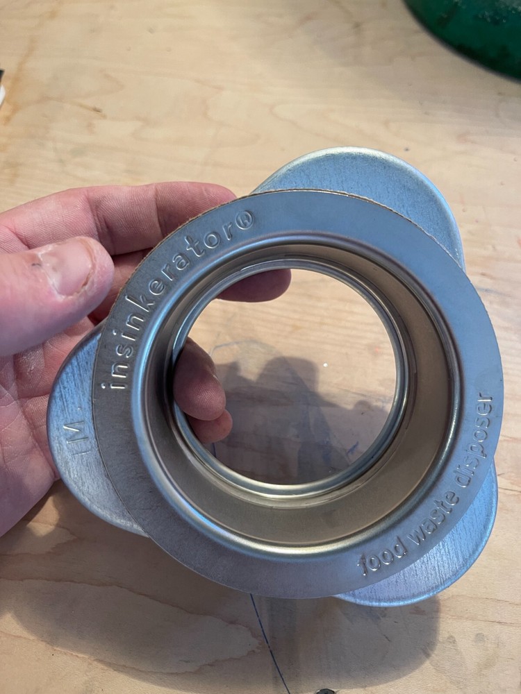 Garbage Disposal 5 in. Quick Lock Mount in Chrome for InSinkErator Disposal