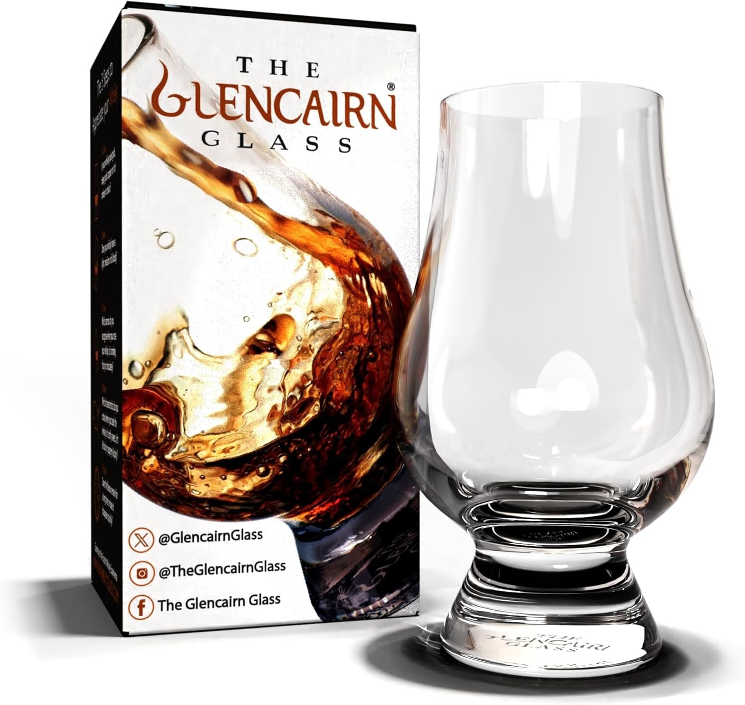 Glencairn Official Whiskey Glass, Set of  1, 2, 4, or 6 Pack - Brand New
