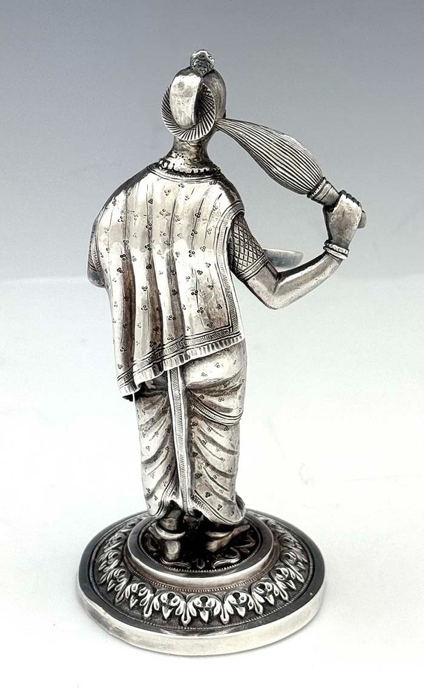 INDIAN Colonial Silver Figurine 8 oz