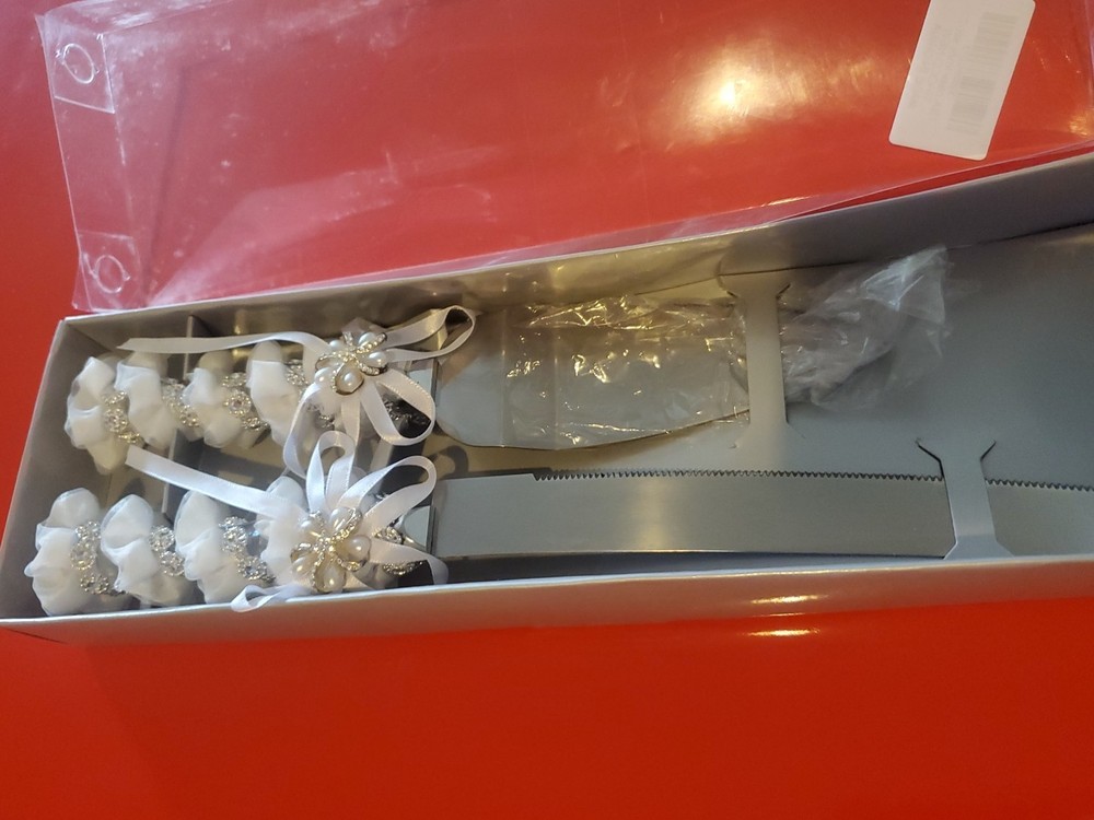 Wedding Cake Knife and Server Set