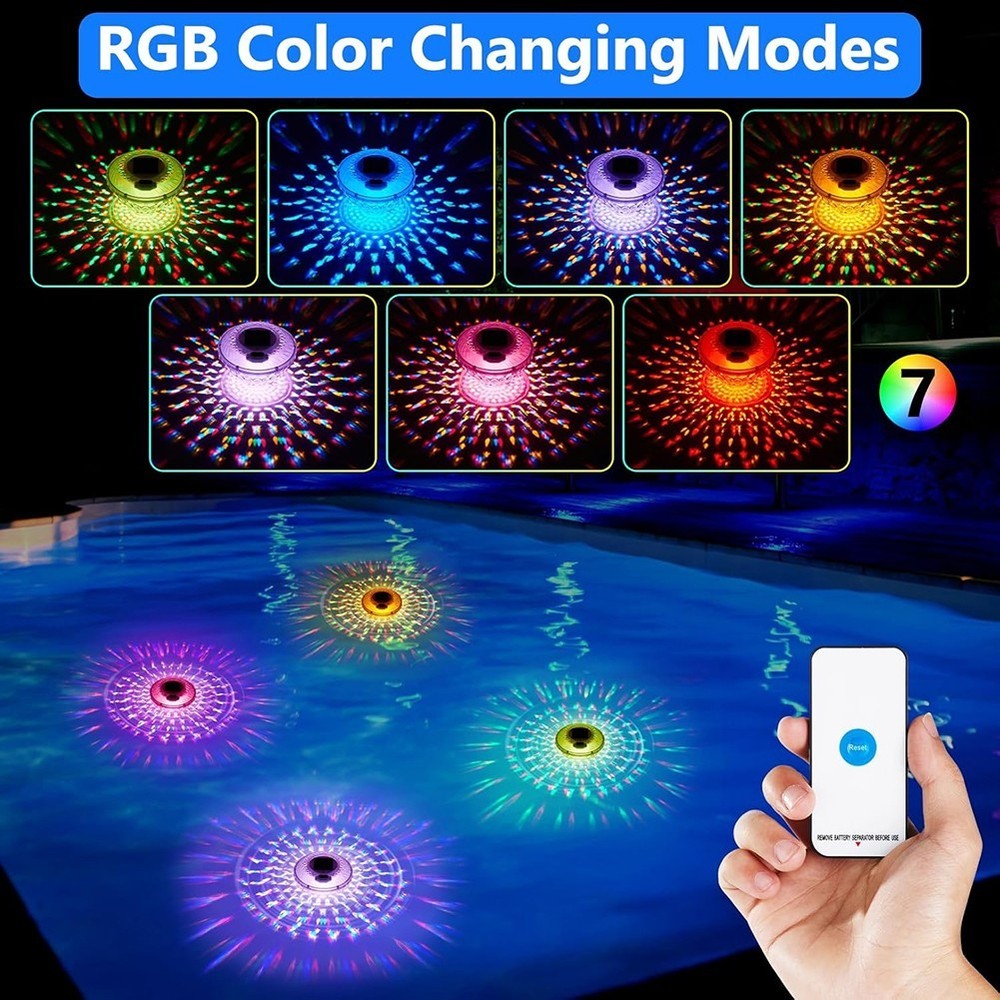 Illuminated Pool Floater with User Friendly Features for Effortless Maintenance