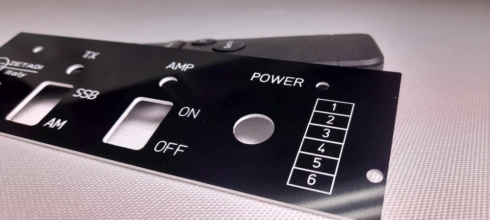 ZETAGI B 750 HF Amplifier custom faceplate