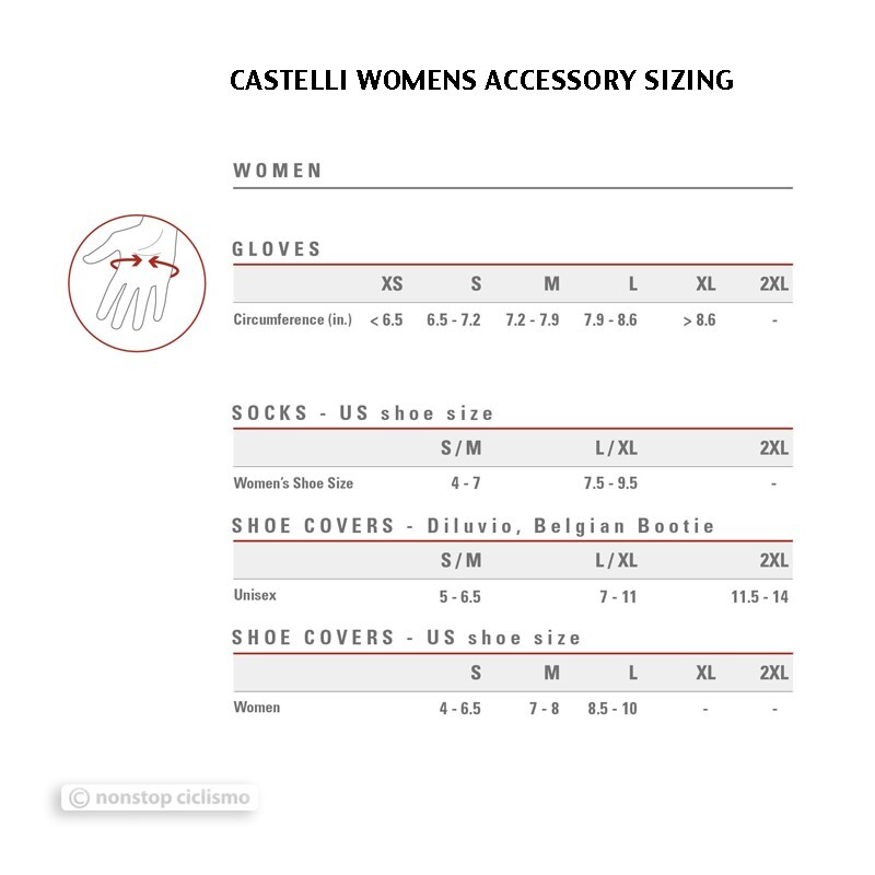 Castelli PREMIO W Cycling Socks : BLACK ~ One Pair