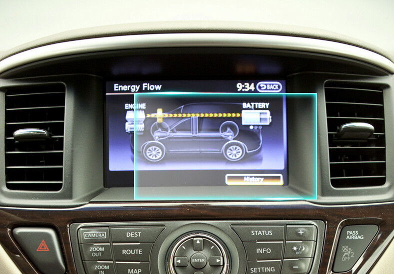 Crystal Clear Screen Protector for 2014 Nissan Pathfinder Vehicle Navigation