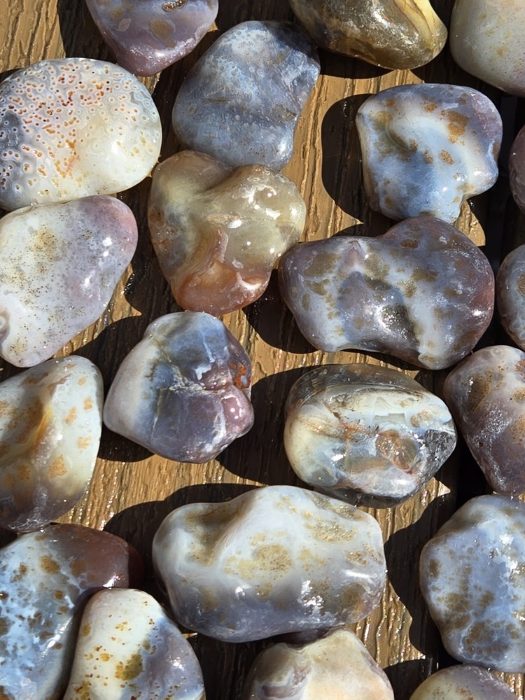 Botswana Agate Selects - UNDERNEATH - Rough, Natural, Not Polished A+ Grade