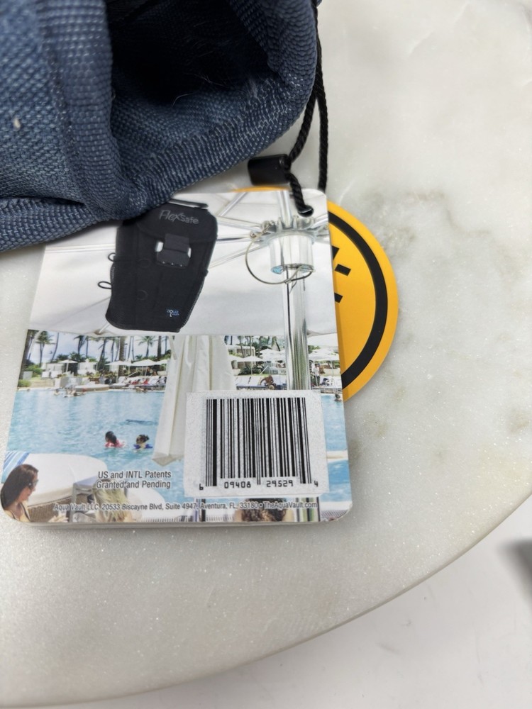 NEW FlexSafe Aqua Vault AntiTheft Portable Safe Slash Resistant Combination Lock