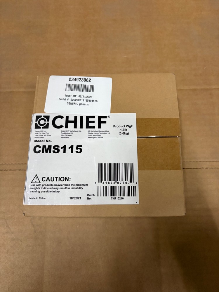Chief CMS115 Ceiling Plate Mount-Ceiling for Projector Mounts
