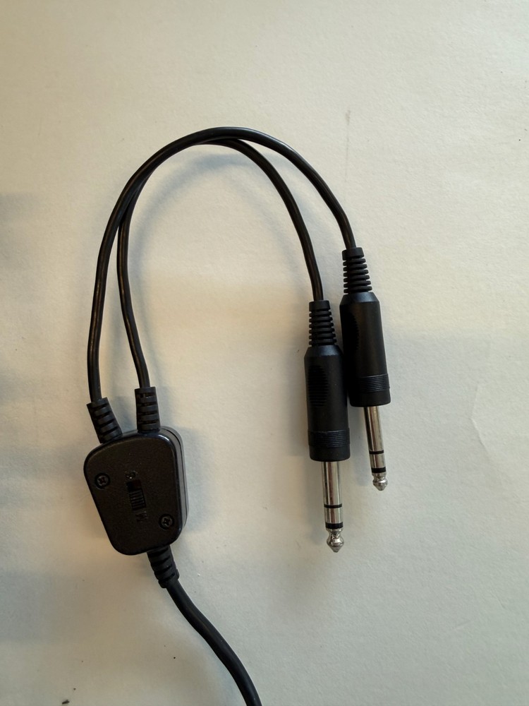 Flightcom Classic 40X Aviation Headset with stereo/mono switch