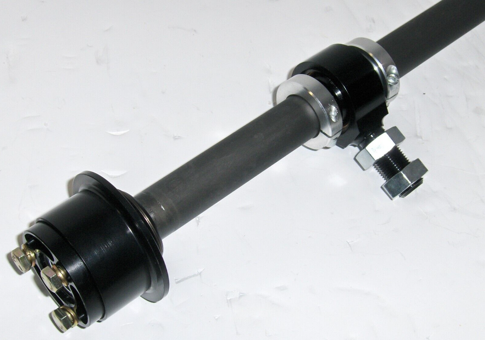 Telescoping 22''- 32'' Collapsible Racing Steering Column & Removeable 15" Wheel