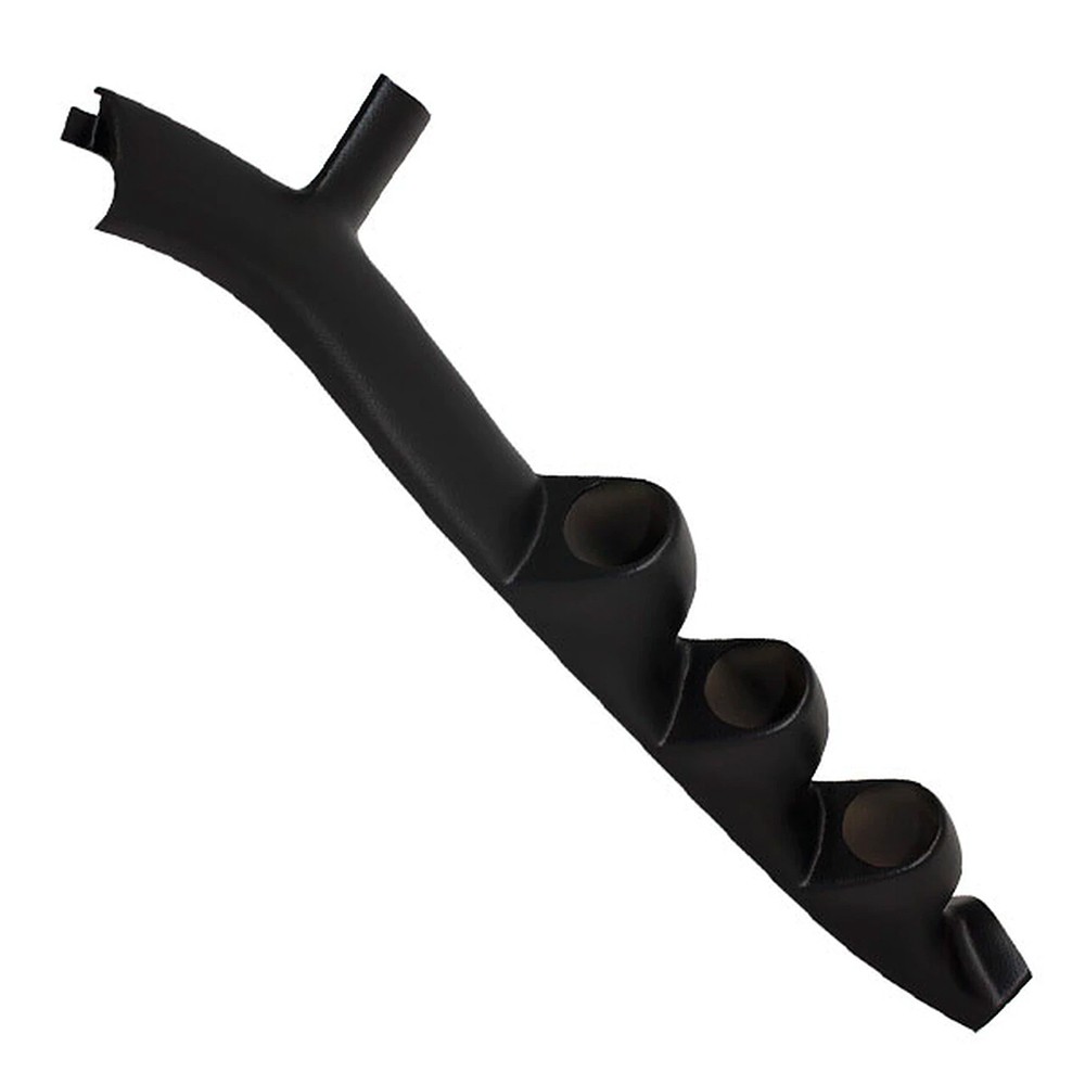 GlowShift Black Triple Gauge 52mm Pillar Pod for 1987-1993 Ford Mustang