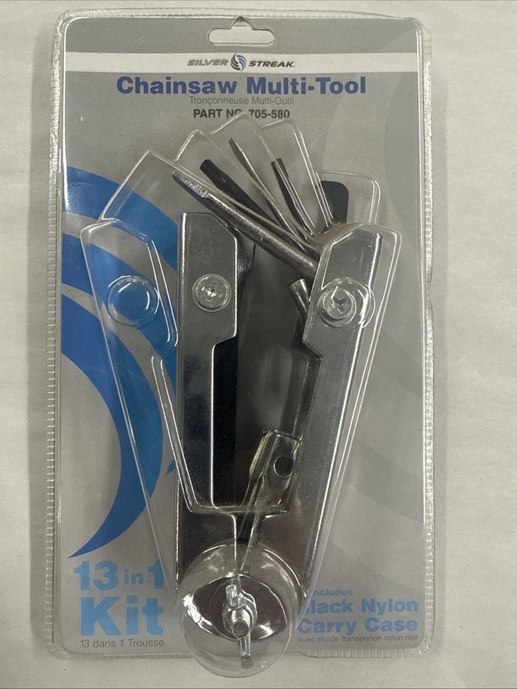 Multi-Tool for Chainsaws - Hex, Socket, Screwdrivers, File Gauge & More