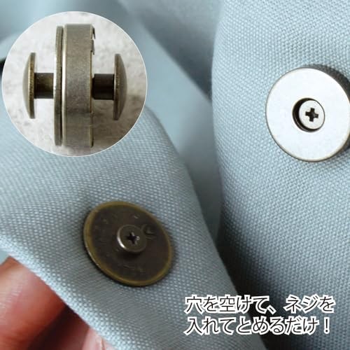 Nippon Chuko Screw-type Magnet Button 5mmx19mm (M75-AG)