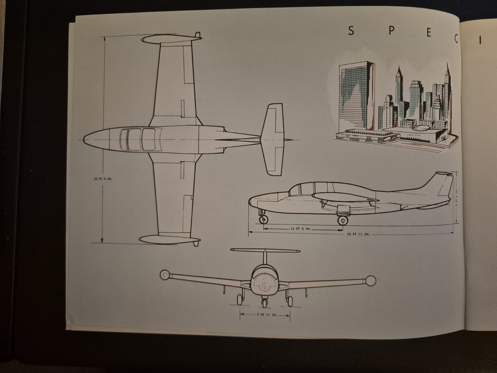 Original Beechcraft MS760 Brochure Will Be Professionally Packaged