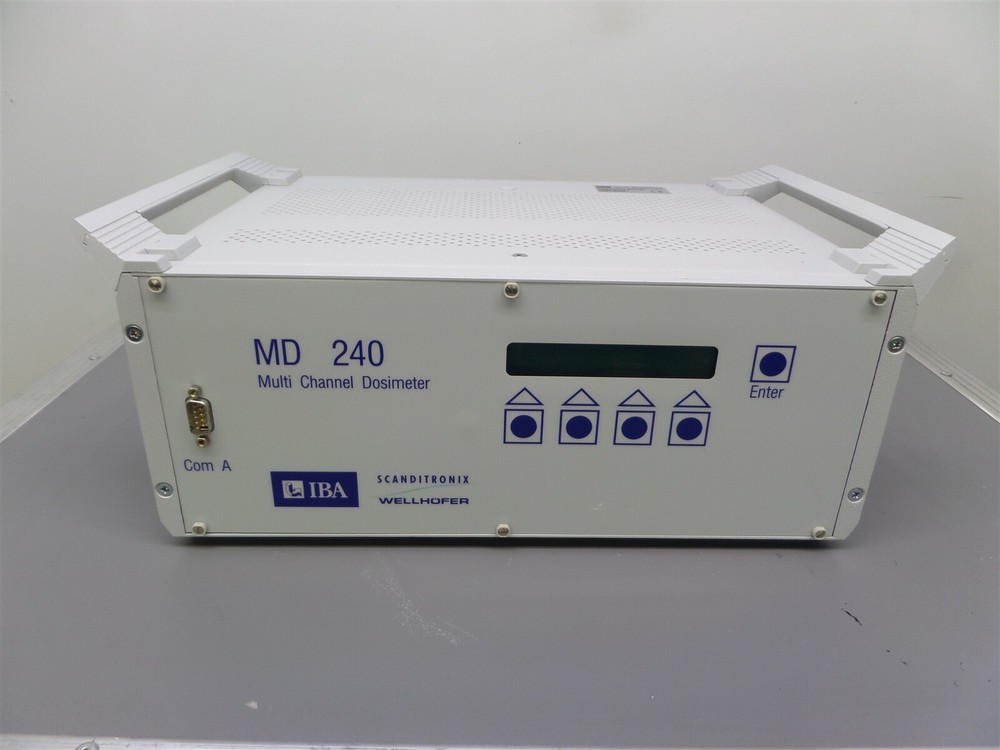 Wellhofer MD 240 Multi Channel Dosimeter Electrometer w/ Case & Accessories