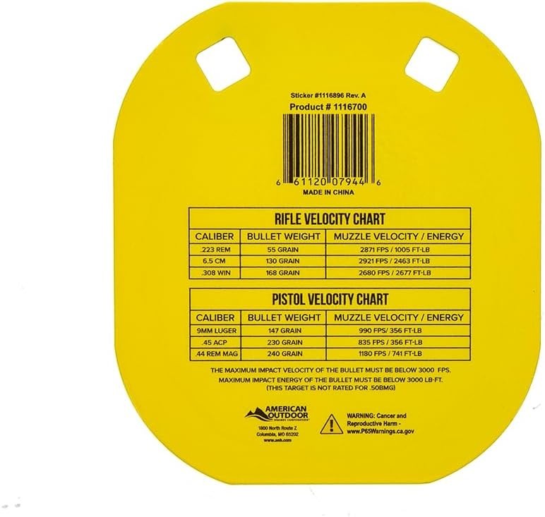 AR500 Steel 5" Target - Durable, High-Visibility for Long-Range Precision