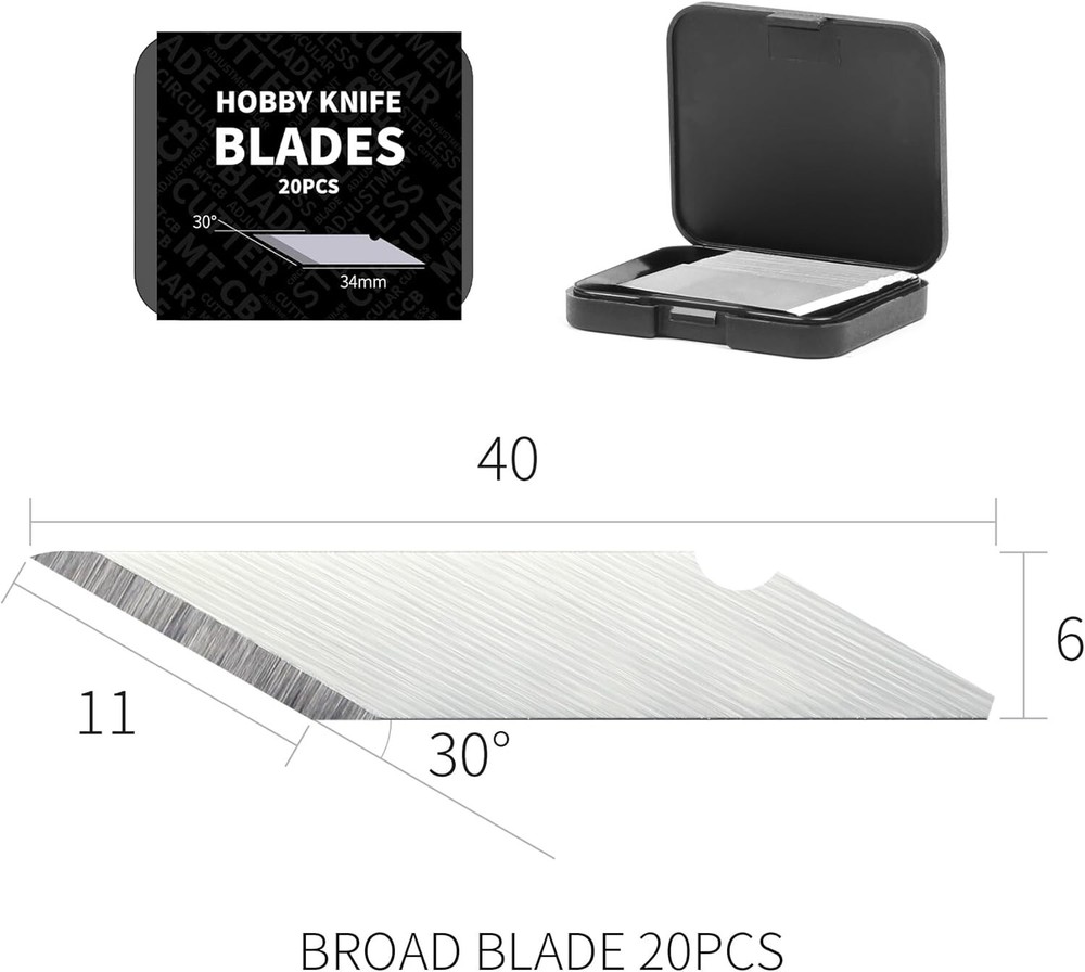 DSPIAE AT-DK01 Broad Blade Hobby Knife