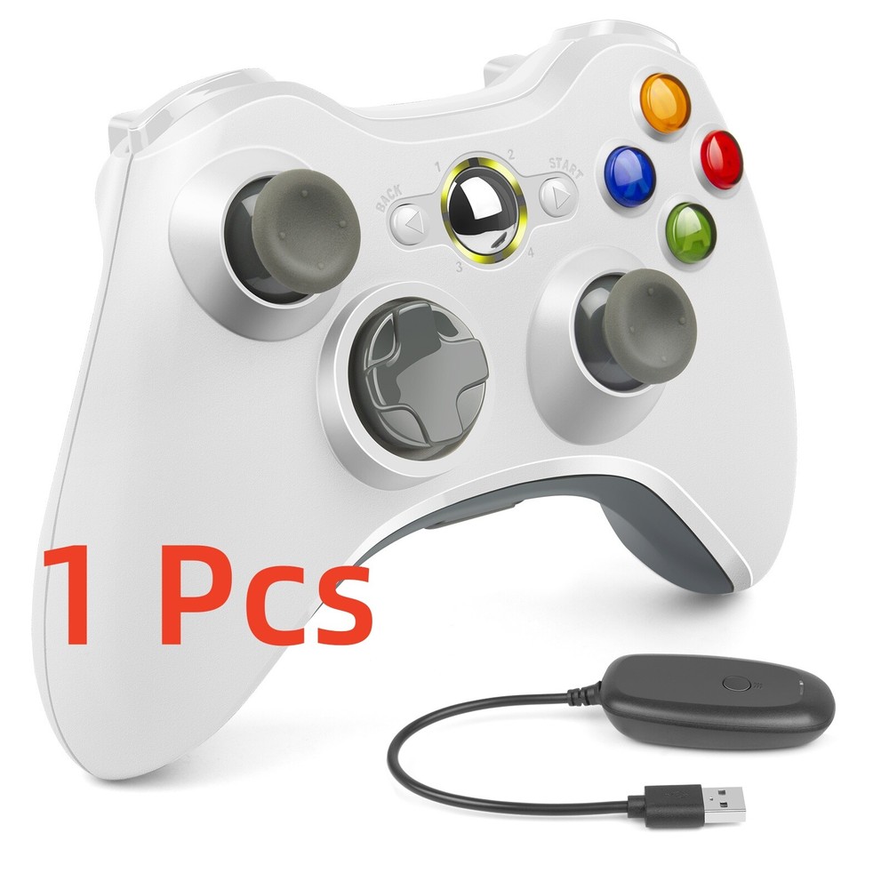 1/2 Pcs For Microsoft Xbox 360/ 360S/E ControllerS Wireless PC Windows 11/10/8/7