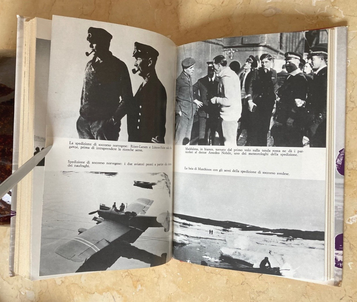 ARCTIC EXPL. ALI SUL POLO Storia della conquista aerea SIGNED U. NOBILE BOOK