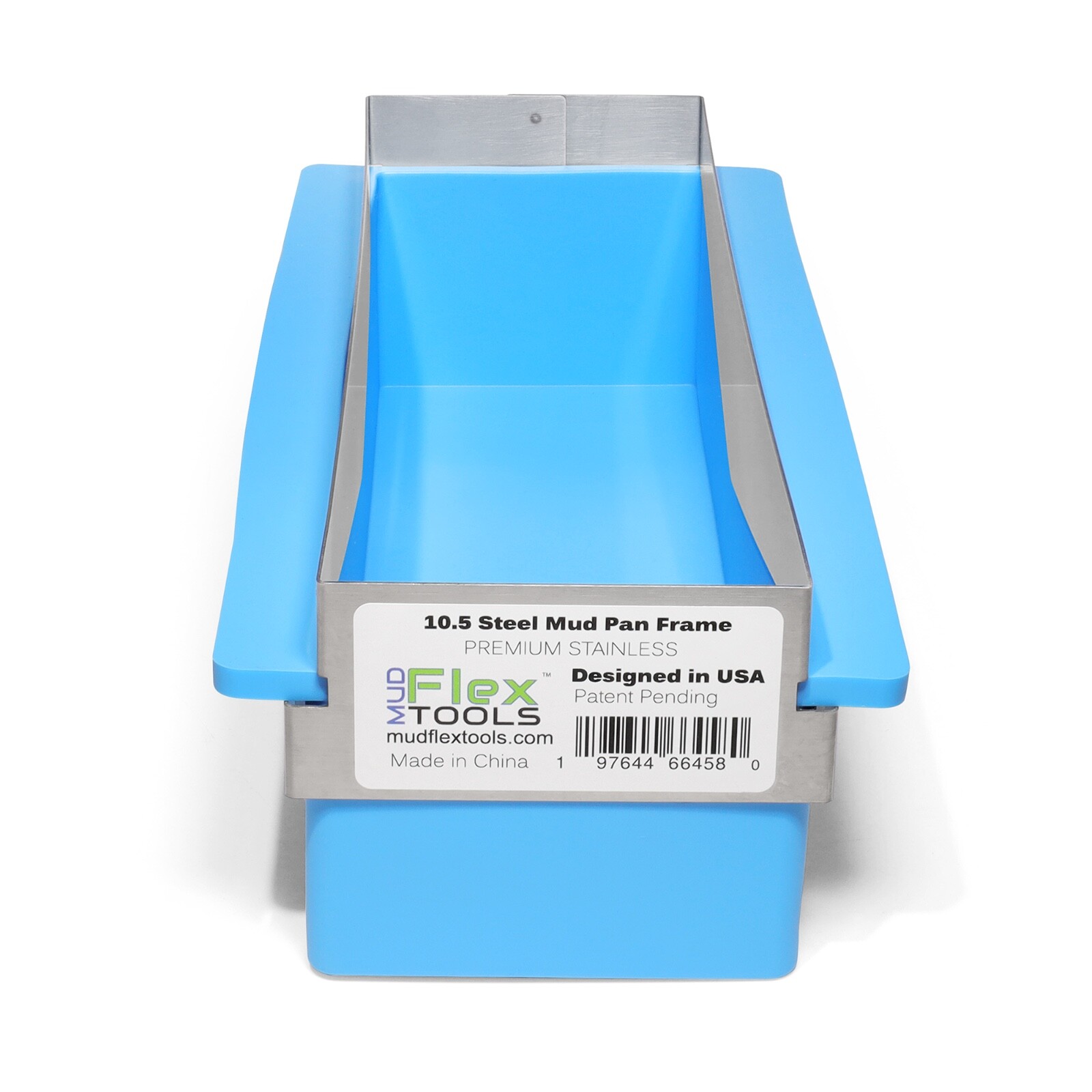 MUDFLEXTOOLS 10.5 Steel Mud Pan Frame -Attaches to MUDFLEX Drywall mud Pan