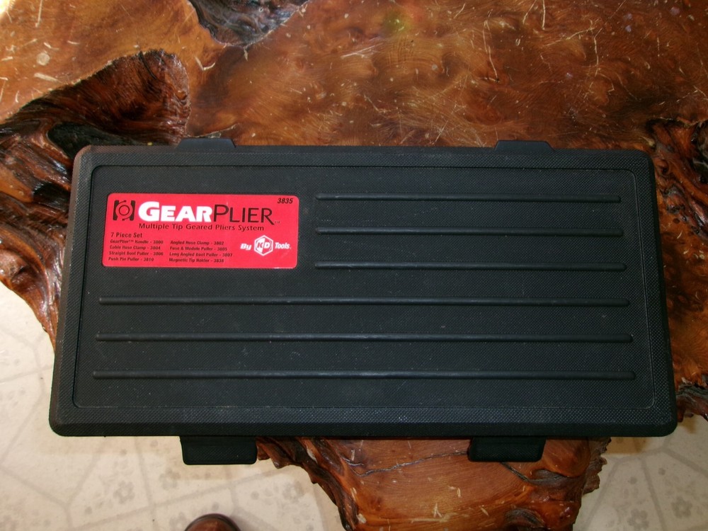 KD TOOLS 3835 - 7 PIECE MULTIPLE TIP GEARED PLIERS SYSTEM WITH CASE