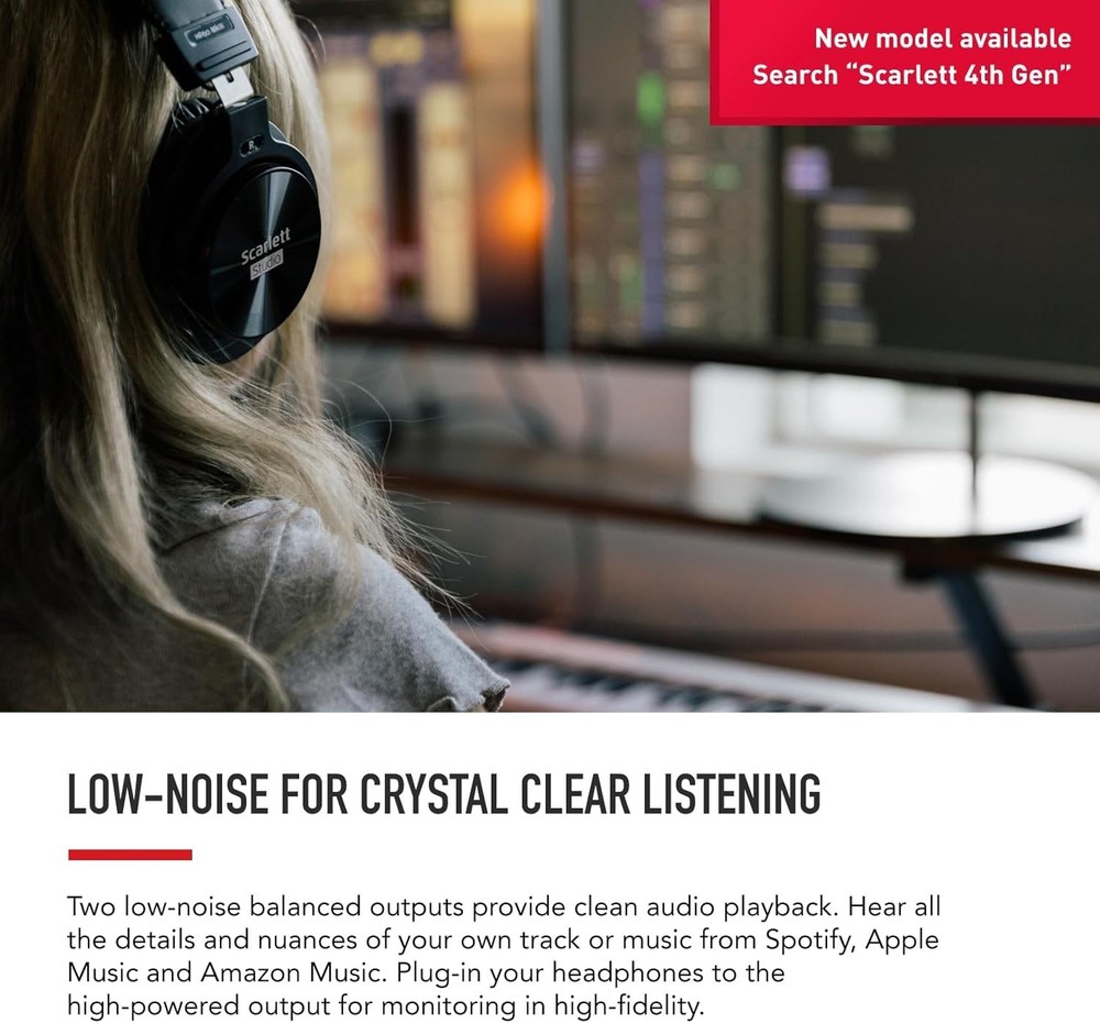 Portable & Professional Audio Interface – Scarlett Solo