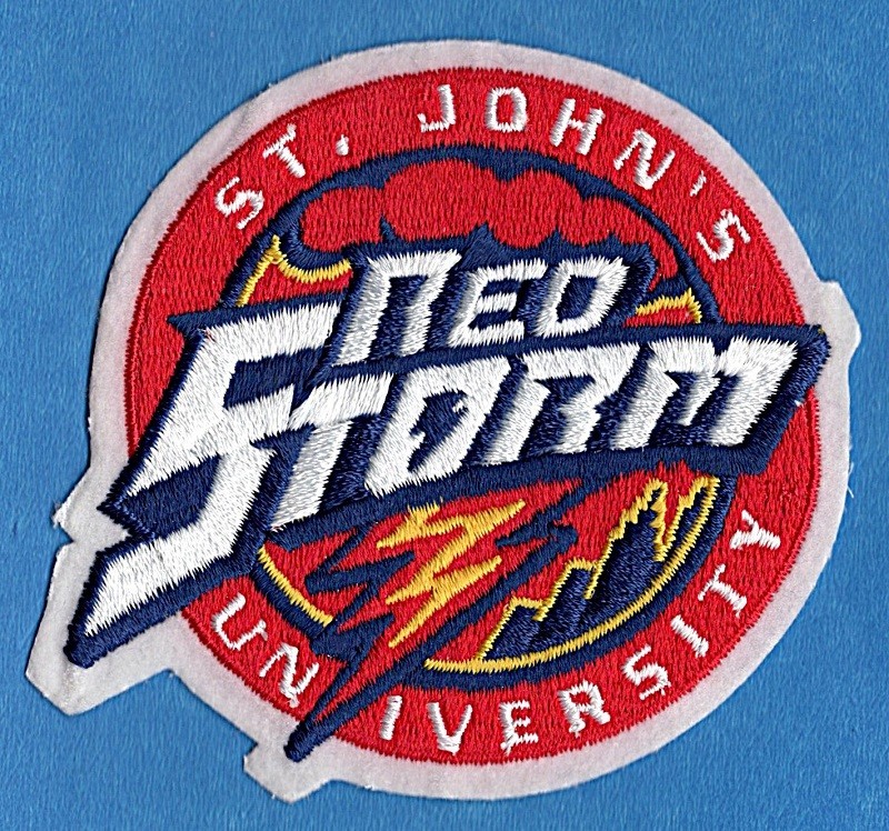 ST. JOHNS RED STORM EMBROIDERED COLLEGE JERSEY PATCH