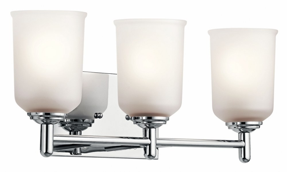Shailene - 3 Light Bath Vanity Approved for Damp Locations - with Transitional