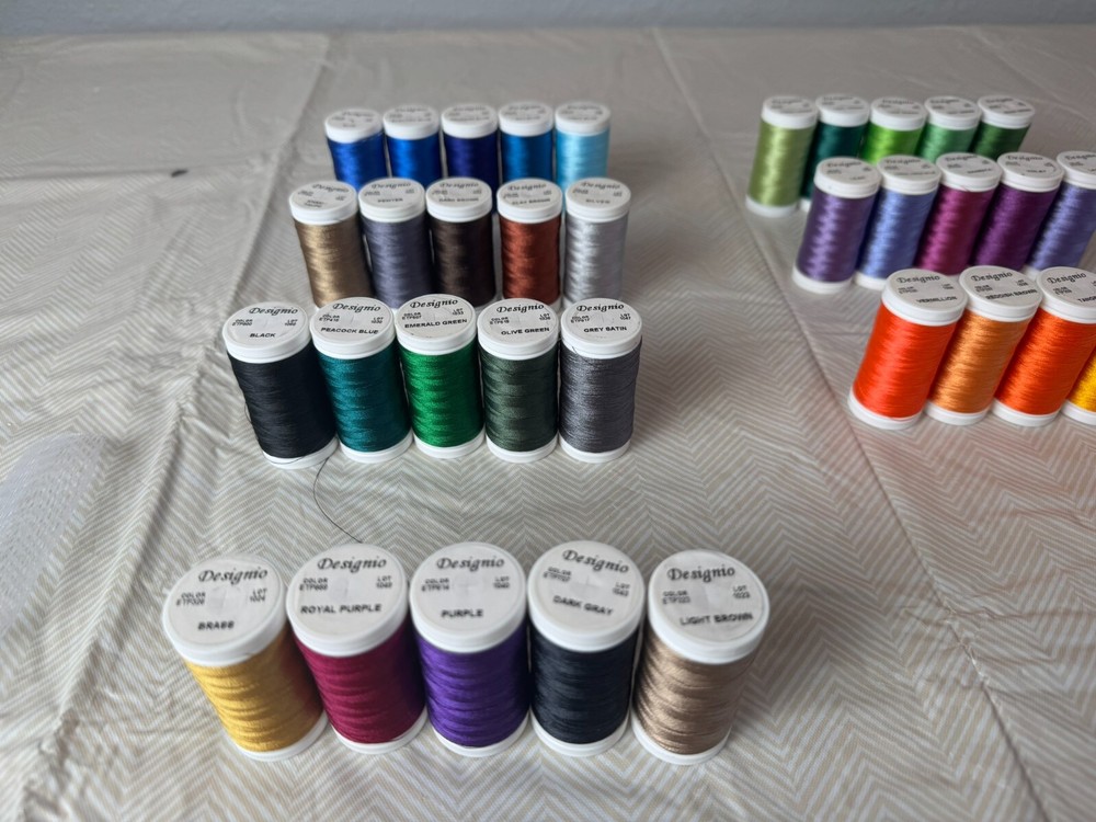 Designio Embroidery Thread, 50 Spools
